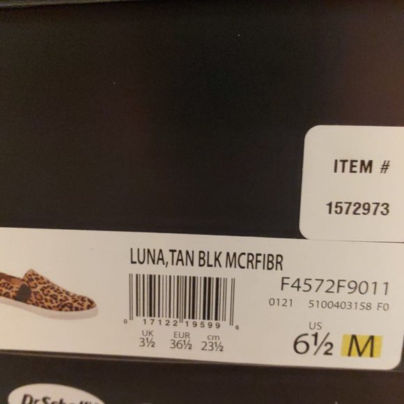 Dr. Scholl's Women's Luna Slip On Sneaker-- Leopard Tan / Black Microfiber - Picture 9 of 9